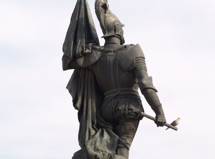 Estatua de Hernán Cortés. (Medellín, Badajoz).