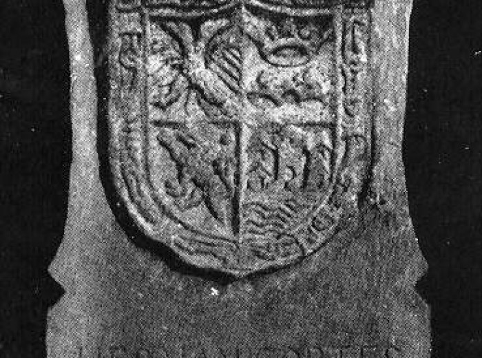 Escudo nobiliario de Cortés, rescatado por D. Eduardo R.Gordillo.