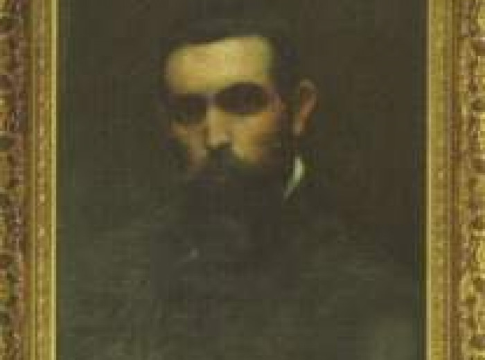 D.Eduardo Barrón González, copia realizada por el propio Barrón del retrato realizado por su amigo Vicente Palmaroli