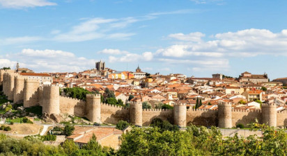 Vista panorámica de Ávila